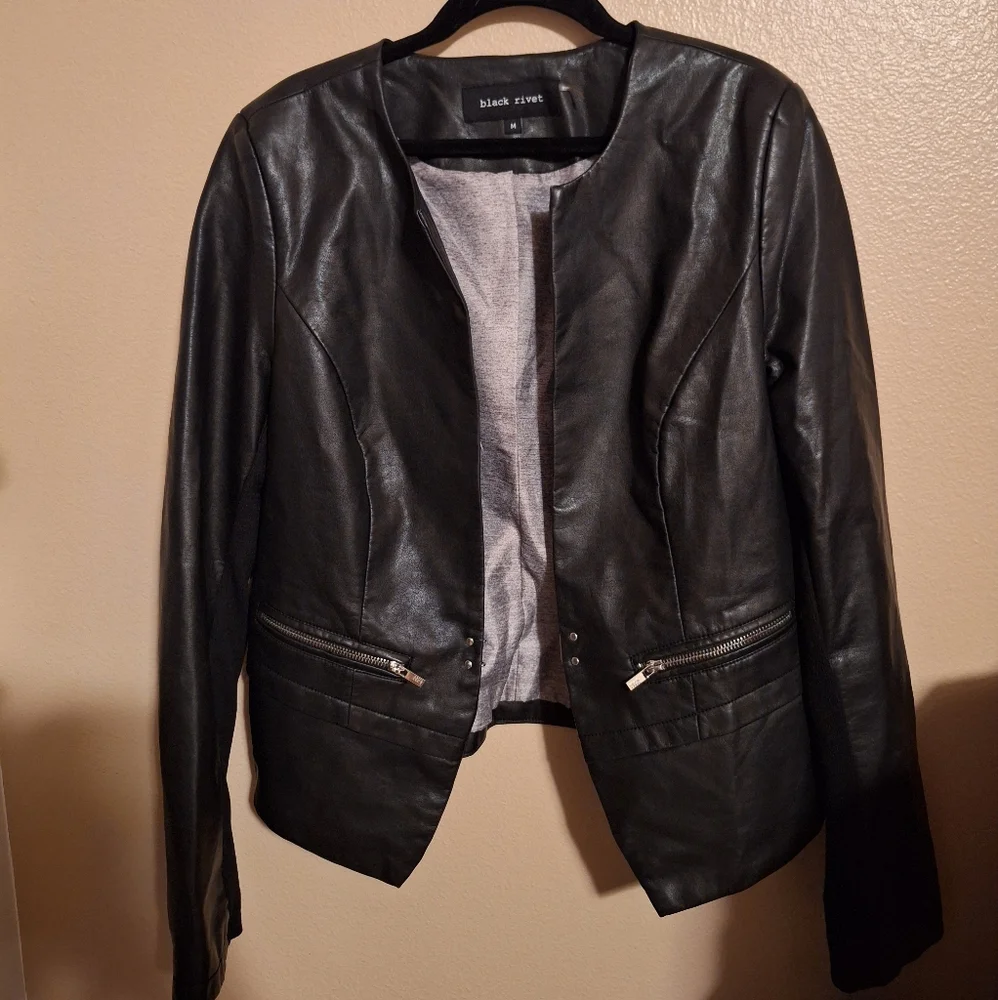 Black Rivet Jacket - Picture 2 of 6